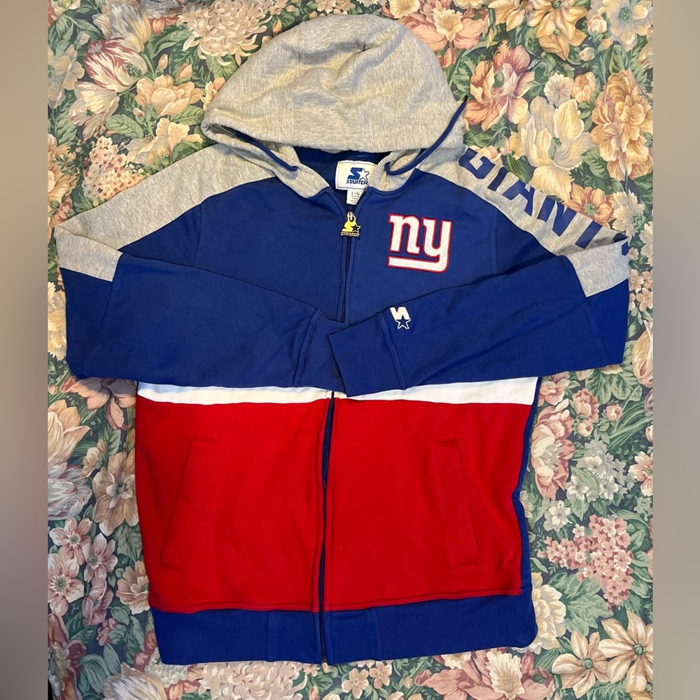 STARTER VINTAGE NY GIANTS ZIPUP